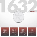 Uniross Lithium Coin Cells CR1632 Shelf Life