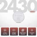 Uniross Lithium Coin Cells CR2430 (Blister of 5) Shelf life