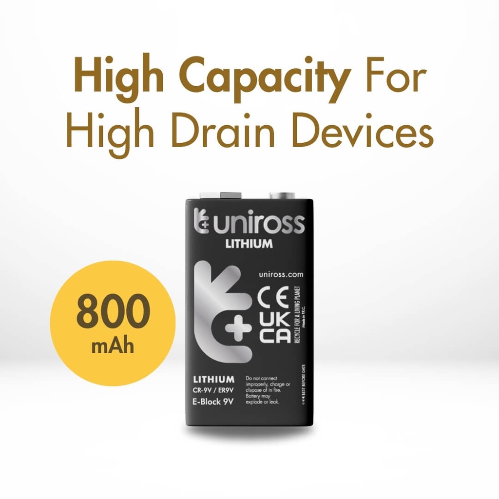 Uniross Ultra Lithium CR Battery usage