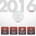 Uniross Lithium Coin Cells CR2016 (Blister of 1) Shelf Life