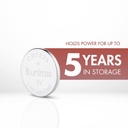 Uniross Lithium Coin Cells CR1225 (Blister of 5) Features