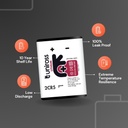 Uniross Cylindrical Lithium Battery 2CR5 (Blister of 1) Features