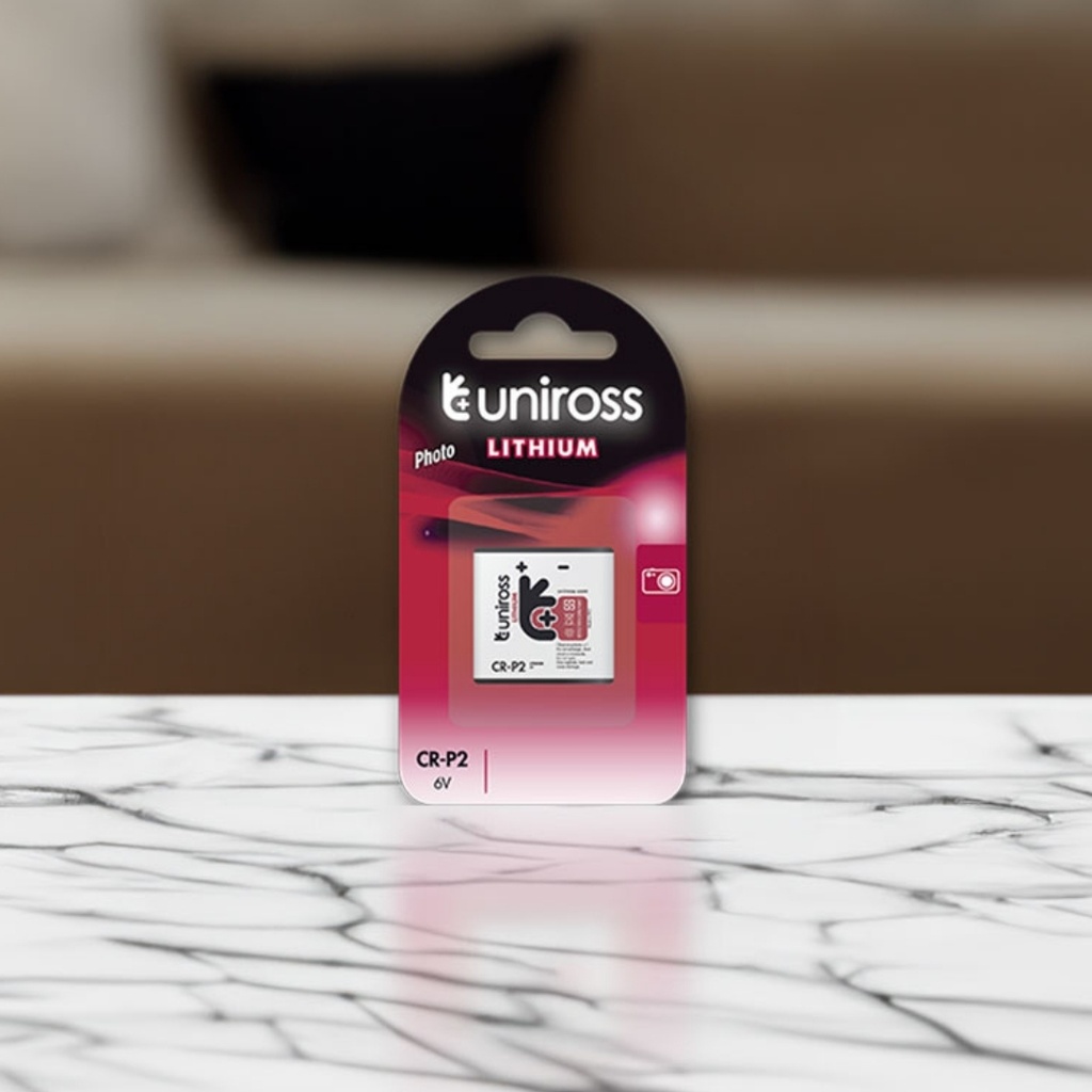 Uniross Cylindrical Lithium Battery CR-P2 (Blister of 1)