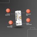 Uniross Micro-Alkaline Battery U1LR1 (Blister of 1) Features