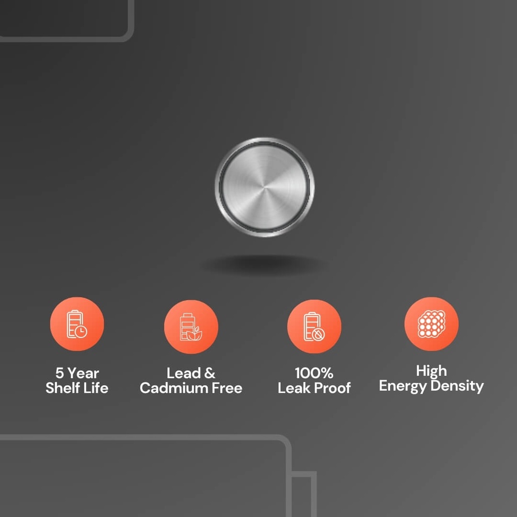 Uniross Hearing Aid Batteries A10 (Blister of 6) Features