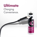 Uniross USB-C Rechargeable AA Battery (Pack of 4) Features