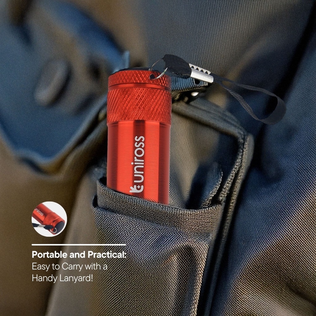 Uniross 9 LED Aluminum Flashlight - 30LM