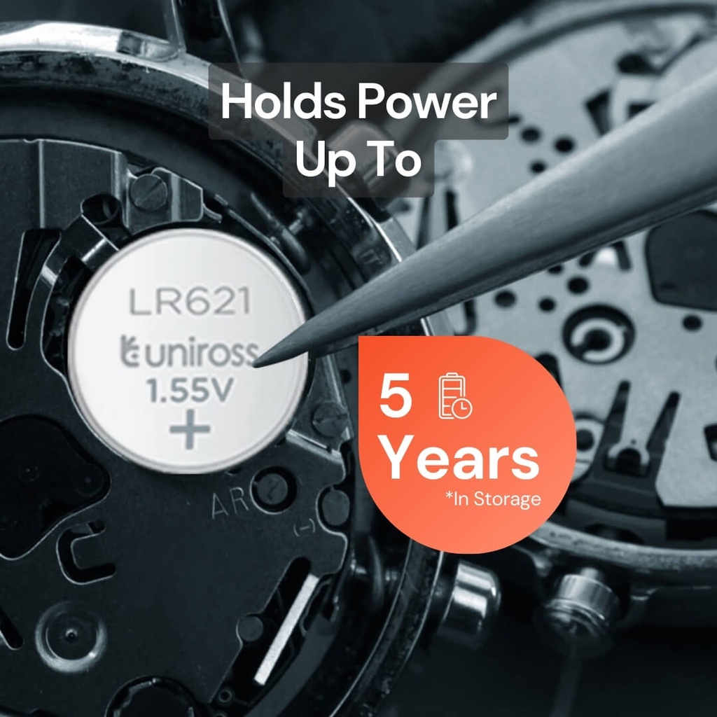Uniross Alkaline Coin Cells AG01 Shelf Life