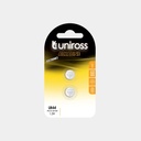 Uniross Alkaline Coin Cells AG13 (Blister of 2)