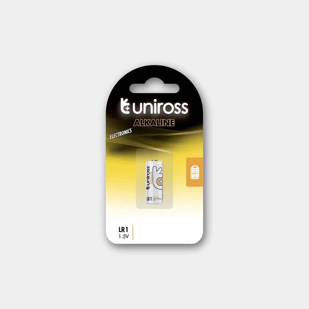 Uniross Micro-Alkaline Battery U1LR1 (Blister of 1)