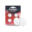 Uniross Lithium Coin Cells CR2032 (Blister of 4)
