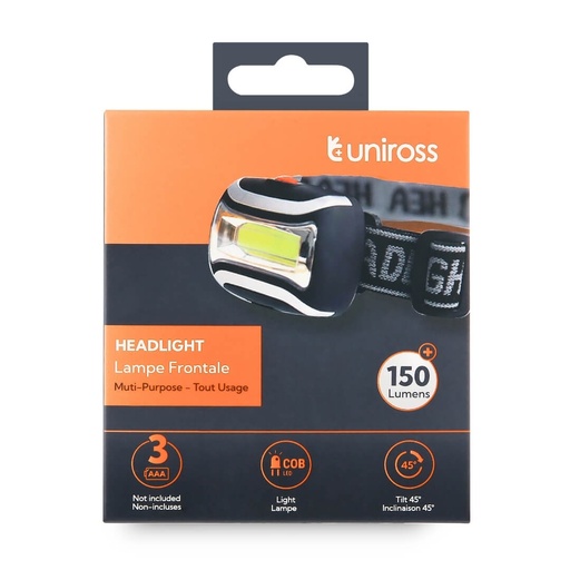 [ULSH05] UnirossUltraLite Headlamp - 150LM